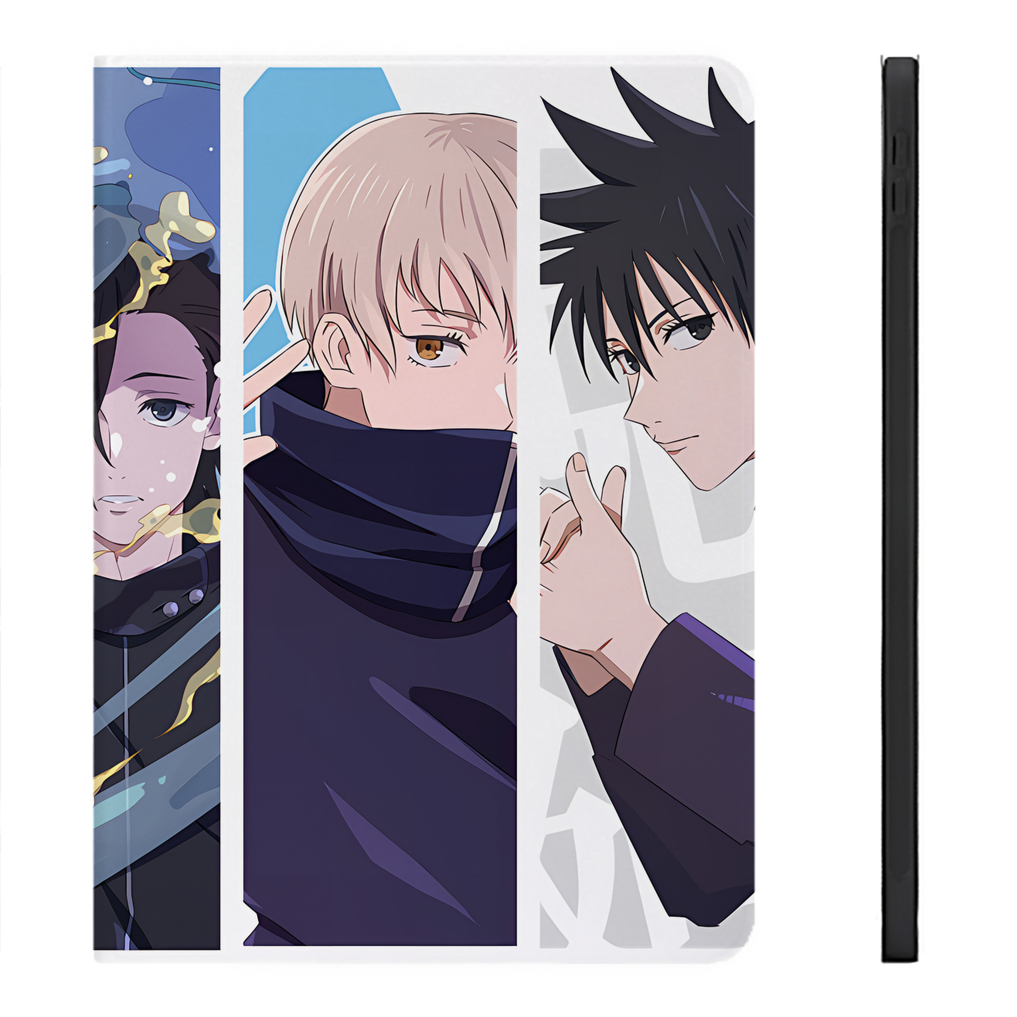 （画像用） 呪術廻戦 Jujutsu Kaisen IPadケース ペンホルダー付き ブックスタイルデザイン